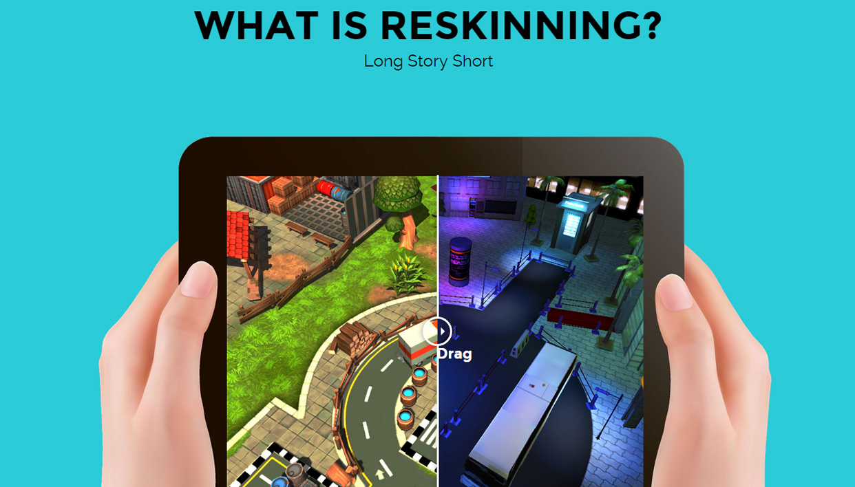 reskinning-apps ما هو الريسكين Reskin؟ هل هو مقبول في مجال التطبيقات؟